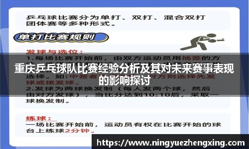 重庆乒乓球队比赛经验分析及其对未来赛事表现的影响探讨